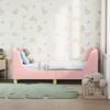 vidaXL Struttura letto per bambini con testata Rosa 70 x 140 cm