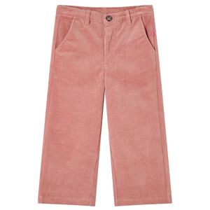 Pantaloni per Bambini in Velluto a Coste Rosa Antico 92