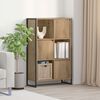 vidaXL Armadio per Libri Rovere Artigianale 68 x 30 x 108.5 cm