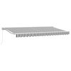 vidaXL Struttura della tenda Antracite e Bianco 400 x 200 cm