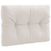 vidaXL Cuscino per schienale di pallet VIANEN 100% Poliestere Bianco
