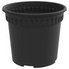 vidaXL Vaso Rotondo per Fiori 24 pcs Nero &Oslash; 15 x 12 cm Plastica