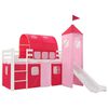 vidaXL Letto a Castello per Bambini Scivolo e Scala in Pino 208x230 cm
