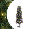 vidaXL Albero di Natale artificiale con 150 LED Verde 120 cm