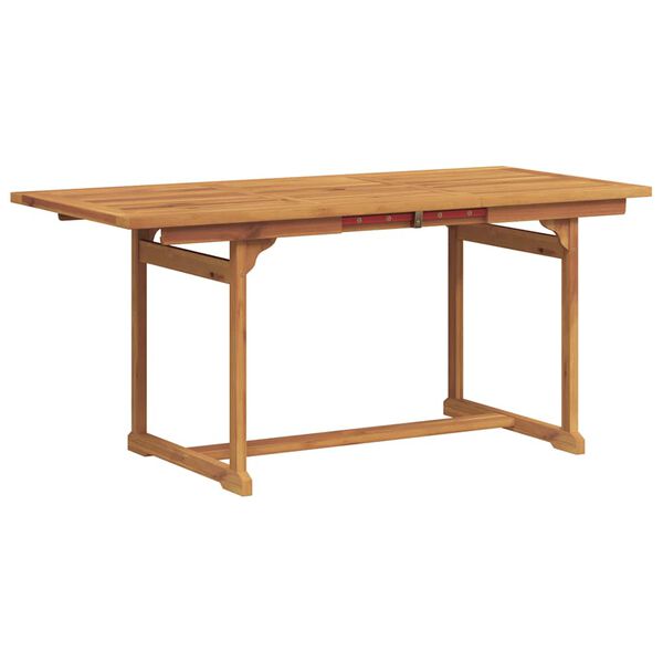 vidaXL Set Pranzo da Giardino 7pz Legno Massello di Acacia e Textilene