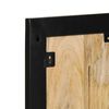 vidaXL Appendiabiti 40x2x80 cm in Legno Massello Grezzo di Mango
