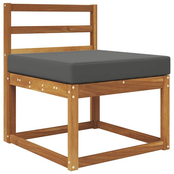 vidaXL Cuscino per divano da esterno Antracite 60 x 60 x 8 cm