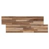 vidaXL Pannello da Parete 10 pz Naturale 55 x 20 x 2 cm