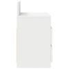 vidaXL Comodino con 2 Cassetti Bianco 40x33x60 cm