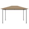 vidaXL Gazebo 384x281x270 cm Grigio Talpa 180 g/m²