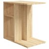 vidaXL Tavolino Rovere Sonoma 50x30x50 cm in Legno Multistrato