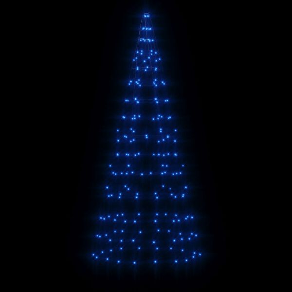 vidaXL Albero di Natale a LED 200 LED Blu 180 cm