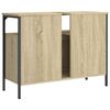 vidaXL Mobile Lavabo Bagno Rovere Sonoma 80x30x60 cm Legno Multistrato