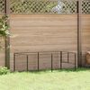vidaXL Gabbia per Cani Nera 200x100x70 cm in Acciaio