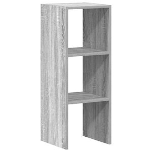 vidaXL Libreria Impilabili Grigio Sonoma 30x30x80 cm Legno Multistrato