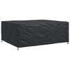 vidaXL Copertura per mobili Tinta unita Nero 250 x 210 x 90 cm 600D
