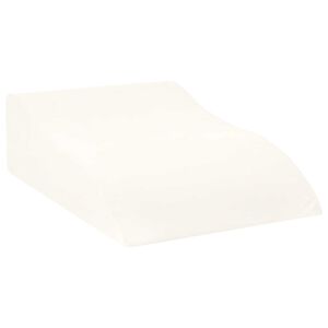 vidaXL Cuscino per le Gambe Bianco 68 x 40 x 18 cm