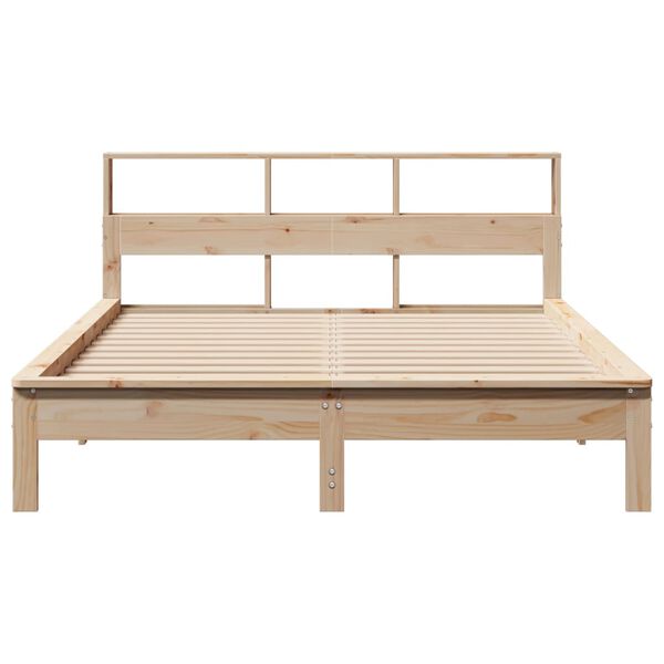 vidaXL Letto senza Materasso 135x190 cm in Legno Massello di Pino