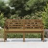vidaXL Panca da Giardino Ambra 159,5x48x91,5 cm Legno Massello di Pino