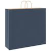vidaXL Sacchetti di Carta 250 pz con Manici Blu 54x15x49 cm