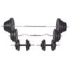 vidaXL Panca Reclinabile con Rack Bilanciere e Set Manubri 120 kg