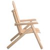 vidaXL Sedia da Giardino 68x86x103 cm in Legno Massello di Abete Rosso