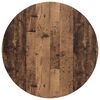 vidaXL Piano del tavolo Legno vecchio &Oslash; 80 x 1,5 cm Legno multistrato