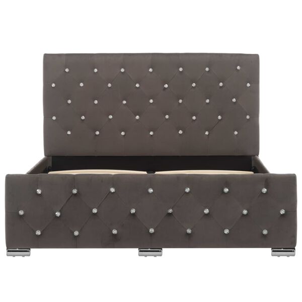 vidaXL Giroletto Grigio in Tessuto 120x200 cm