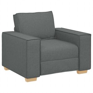 vidaXL Poltrona Divano Grigio Scuro 100x78x84 cm Tessuto