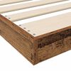 vidaXL Struttura letto a terra Legno vecchio 90 x 190 cm
