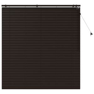 vidaXL Tenda Veneziana Marrone Scuro 155 x 160 cm 35 mm
