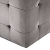 vidaXL Comodini 2 pz Grigio 30x30x30 cm in Tessuto Vellutato