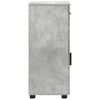 vidaXL Mobile da Bagno con cassetto Grigio cemento 30 x 35 x 80 cm