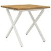 vidaXL Tavolo da pranzo con bordo vivo 70 x 70 x 75 cm