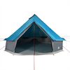 vidaXL Tenda Familiare Tipi per 6 Persone Blu Impermeabile