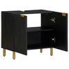 vidaXL Mobile Lavabo da Bagno Nero 62x33x58 cm in Legno Multistrato