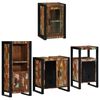 vidaXL Set di mobili per il bagno 4 pcs Legno massello riciclato