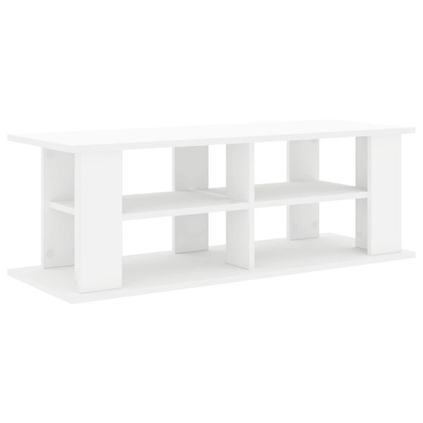 vidaXL Supporto TV Bianco 96 x 35 x 33,5 cm