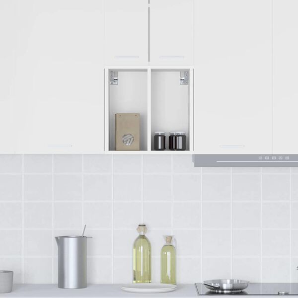 vidaXL Armadio pensile Bianco 40 x 29,5 x 40 cm Legno multistrato