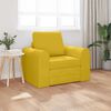 vidaXL Divano letto Giallo 98 x 71 x 83 cm Velluto