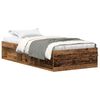 vidaXL Giroletto senza Materasso Legno Antico 90x190cm in Truciolato