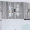 vidaXL Mobile da cucina Kalmar 2 pcs Grigio Sonoma 40 x 31 x 80 cm