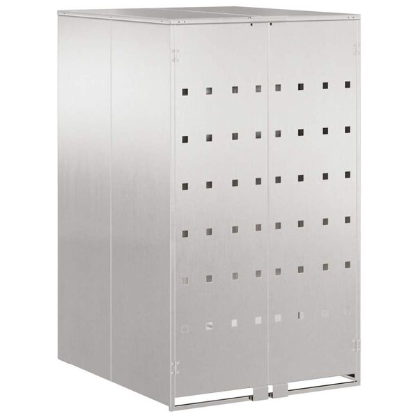 vidaXL Magazzino per contenitori con coperchio sollevabile a gas per contenitore da 240L