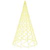 vidaXL Albero di Natale Pennone Bianco Caldo 3000 LED 800 cm