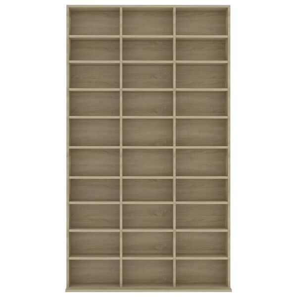 vidaXL Armadietto TV Rovere Sonoma 102x16x177,5cm in Legno Multistrato