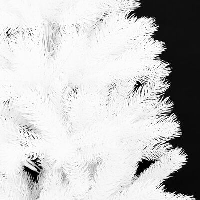 vidaXL Albero di Natale Artificiale Preilluminato Bianco 240 cm