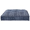 vidaXL Cuscino per Divano Stampa Indigo 120 x 80 x 12 cm Tessuto