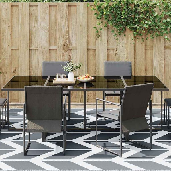 vidaXL Tappeto da esterno ARAKIL Grigio 300 x 400 cm PP