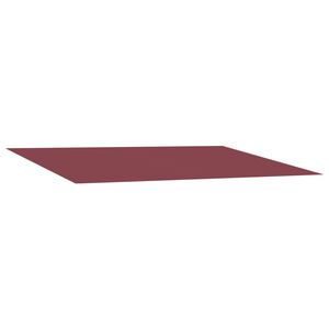 vidaXL Telo di ricambio per tenda da sole Rosso Borgogna 500 &times; 350 cm