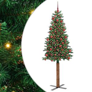 vidaXL Albero di Natale snodato con 300 LED con supporto Verde 180 cm